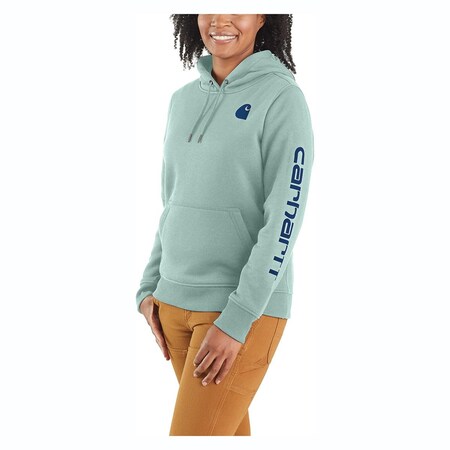 Carhartt Womens Relaxed Fit Midweight Logo Sleeve Graphic